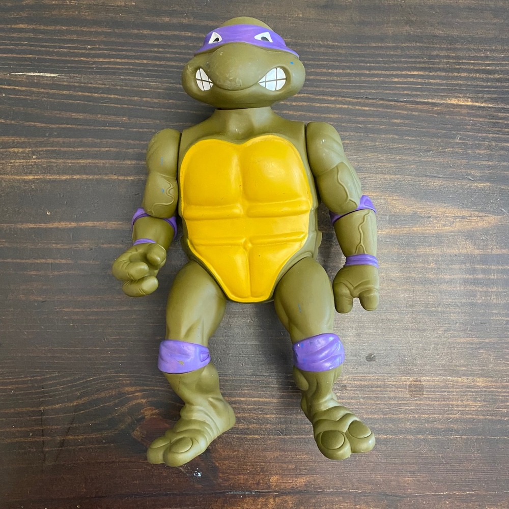 Vintage 1989 Playmates TMNT Donatello Giant 13" Action Figure Mirage Studios